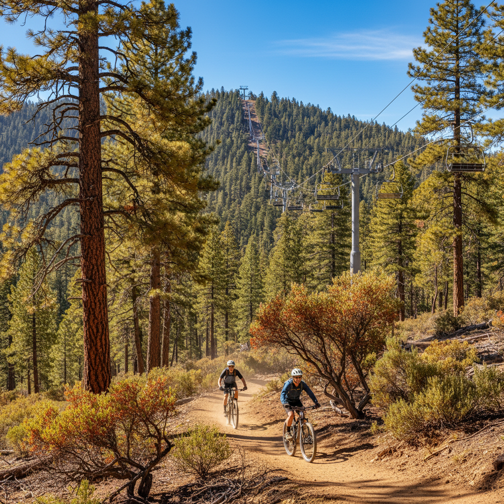 Bristlecone Trail — Forest Trail in Snow Summit / South Shore, CA
