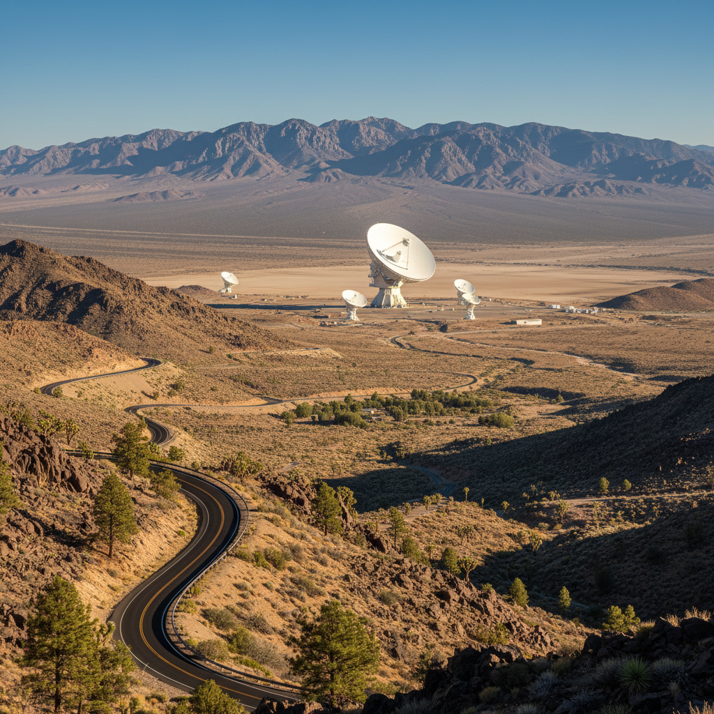 Goldstone Deep Space Communications Complex Overlook — Scenic Drive in Fort Irwin / Barstow, CA