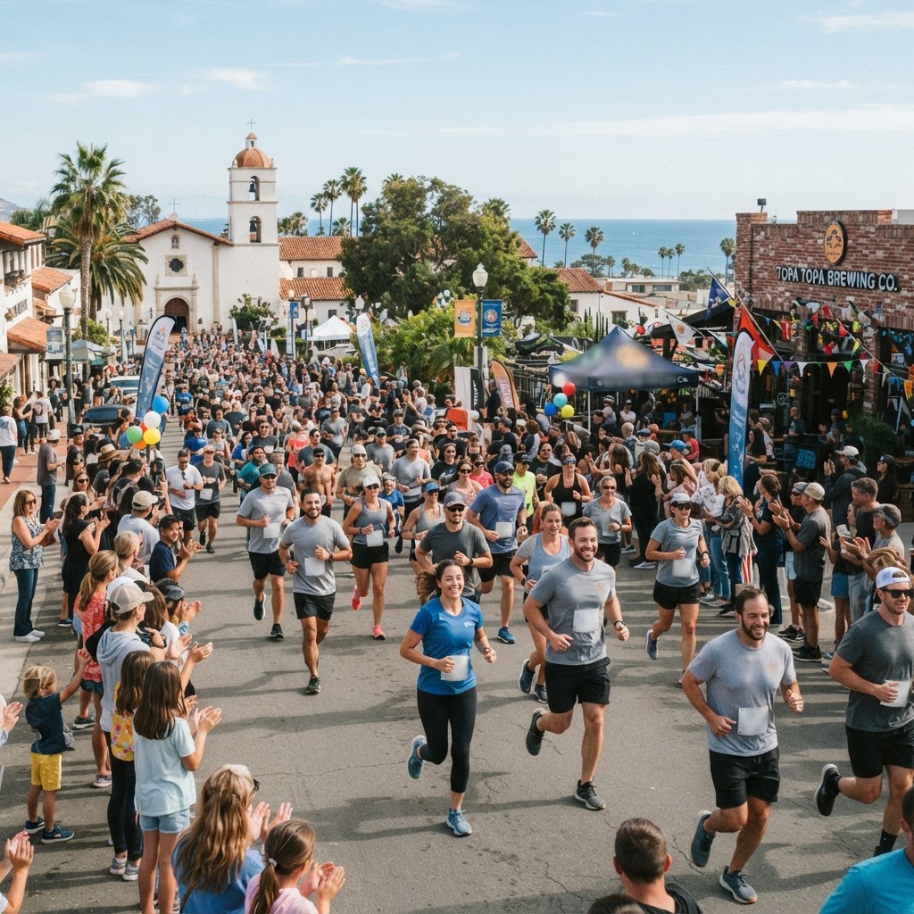 5k Fun Run, Brewery Running Series, Topa Topa Brewing Co