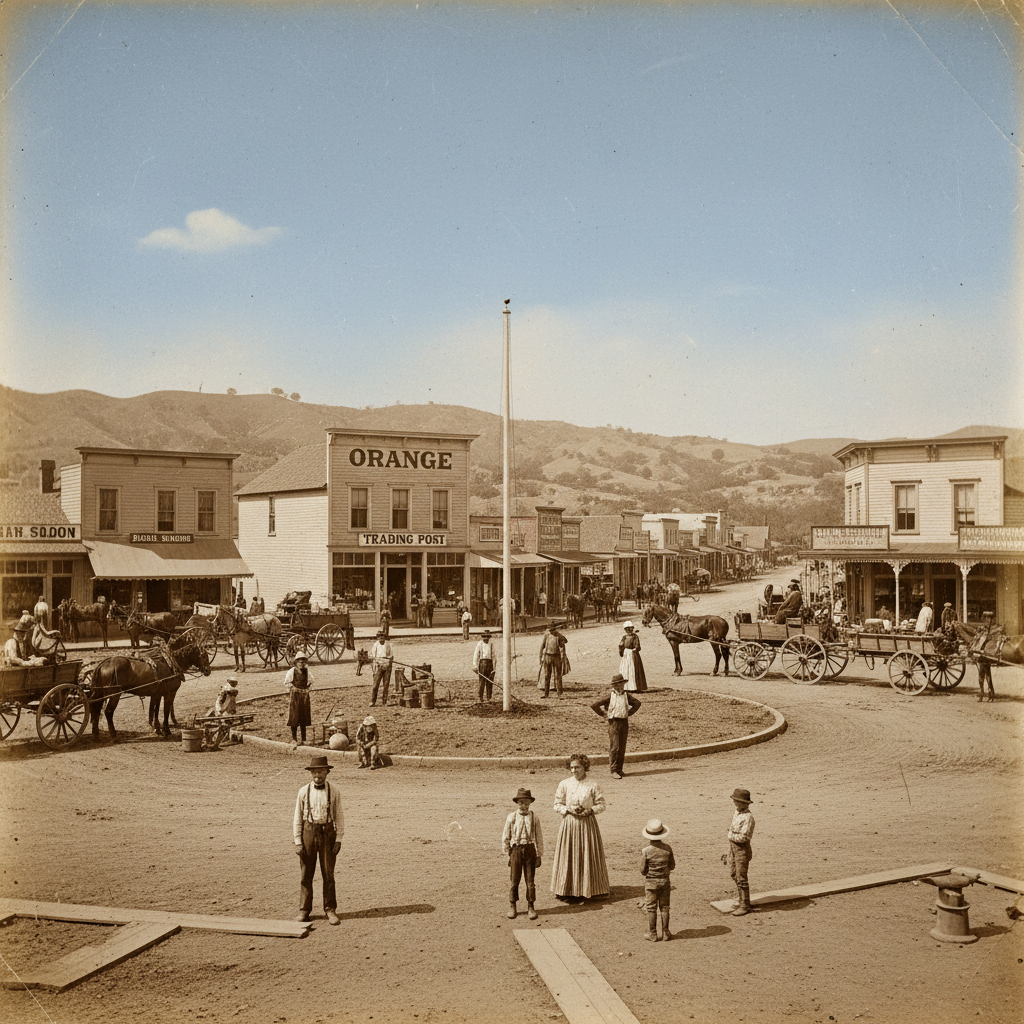 Founding of Anaheim, Santa Ana, Tustin & Orange