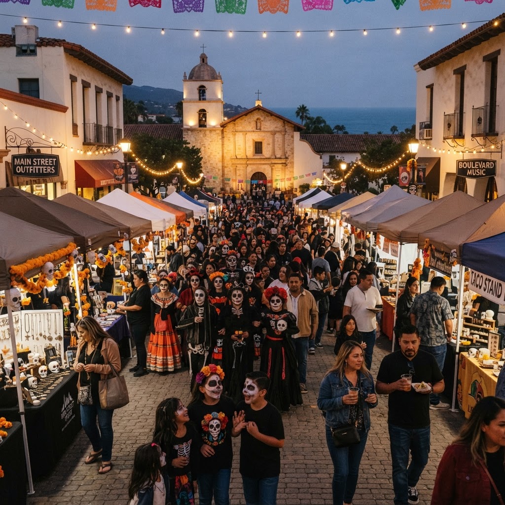 Día de los Muertos Halloween Night Market