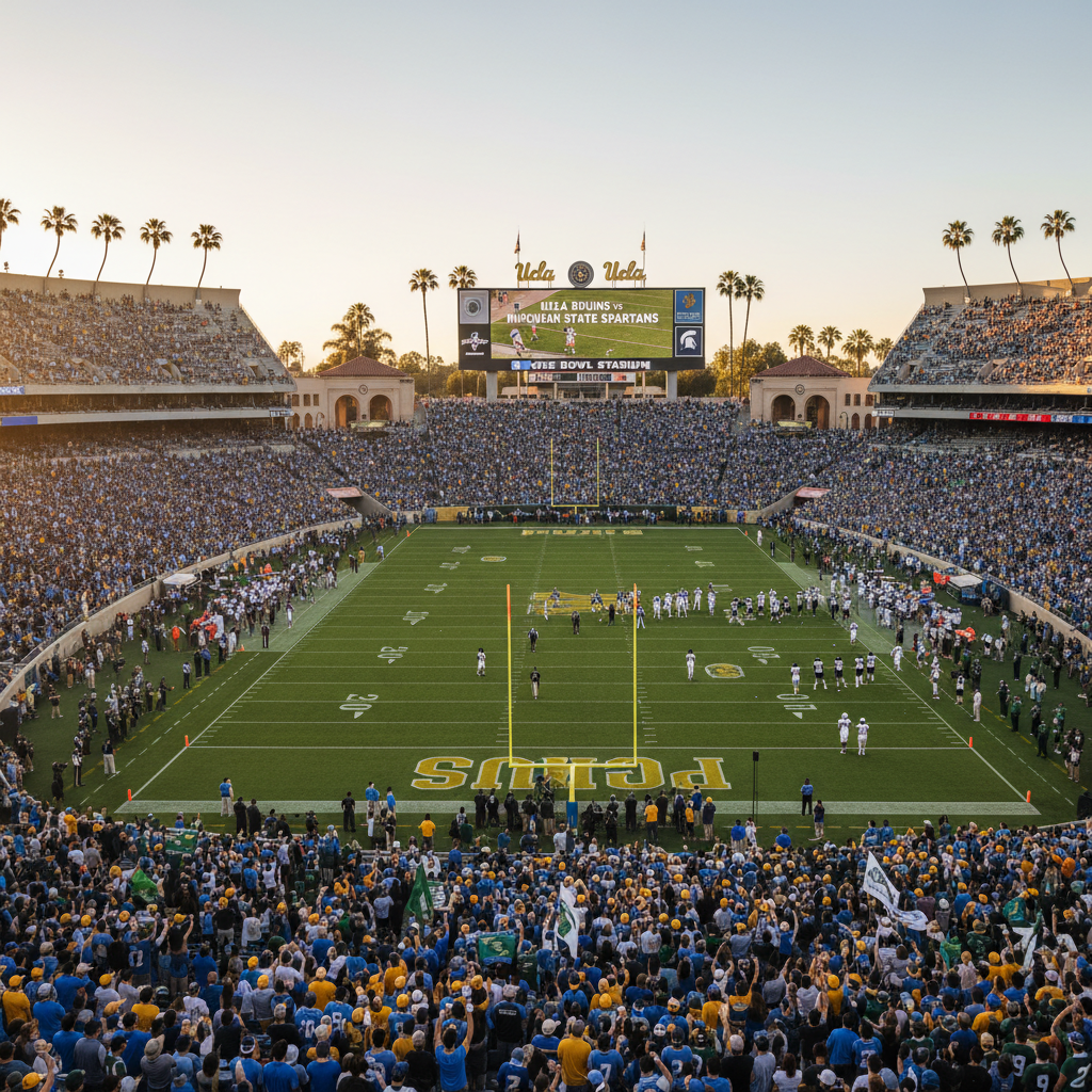 UCLA Bruins vs Michigan State Spartans
