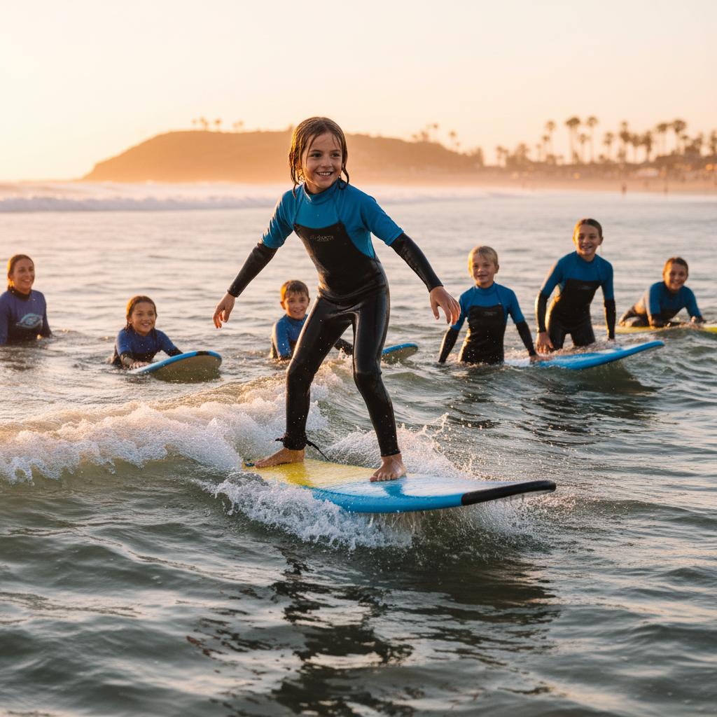 Doheny State Beach Surf Lessons — Kids — Youth Surfing Program in Dana Point, CA