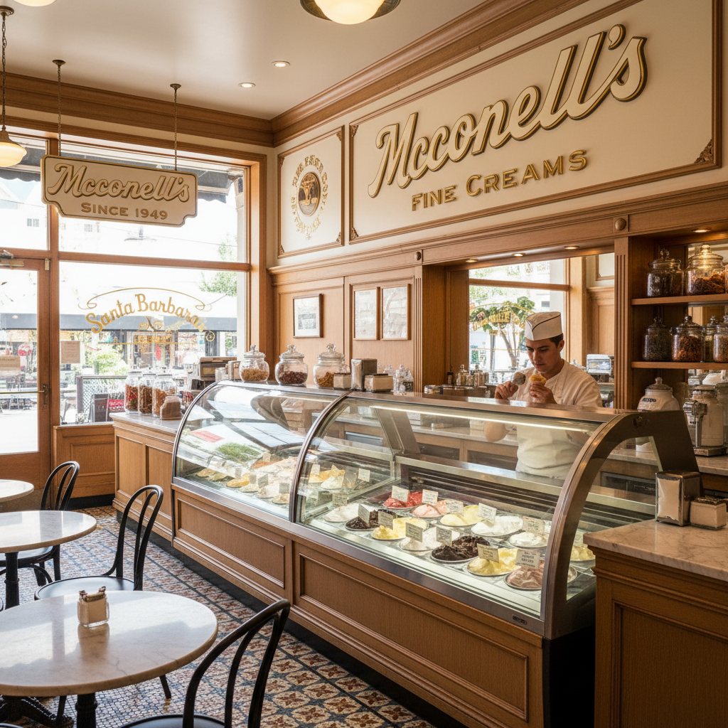 McConnell's Fine Ice Creams — Downtown SB, Santa Barbara, CA
