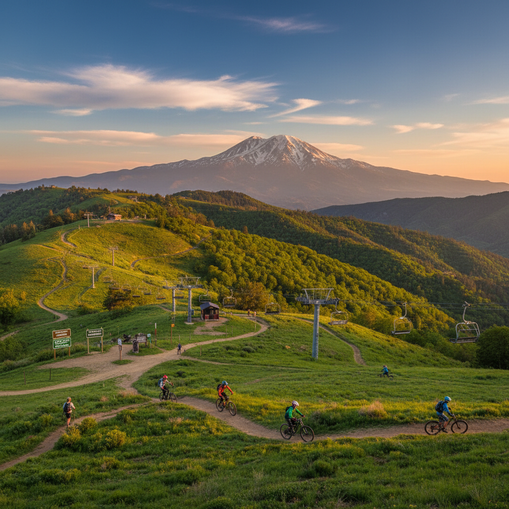 Snow Valley Summer Trails — Resort Trail in Snow Valley / West, CA