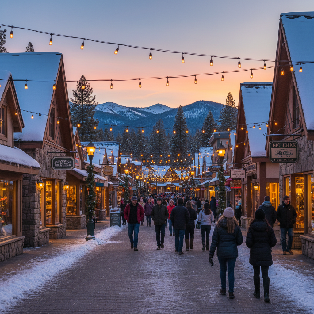The Village Big Bear lodging area