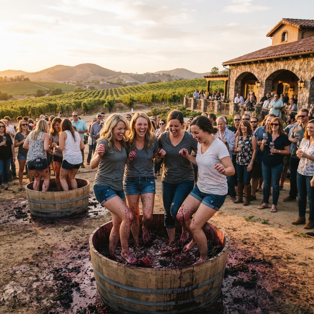 8th Annual Somerset Vineyard Grape Stomp