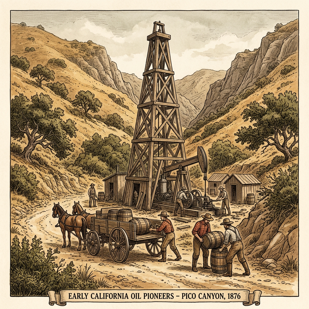 California's First Commercial Oil Well