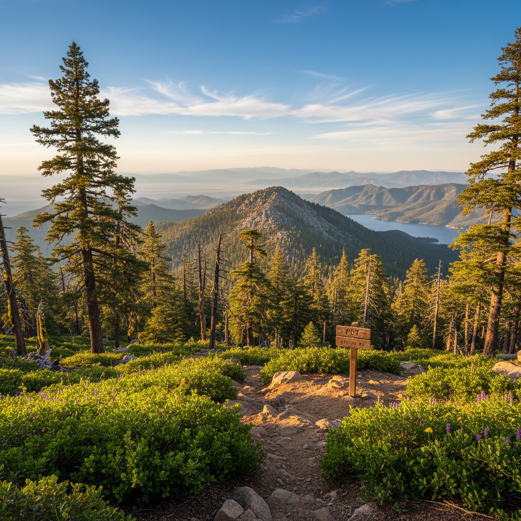 Cougar Crest to Bertha Peak — Forest Trail in North Shore, CA