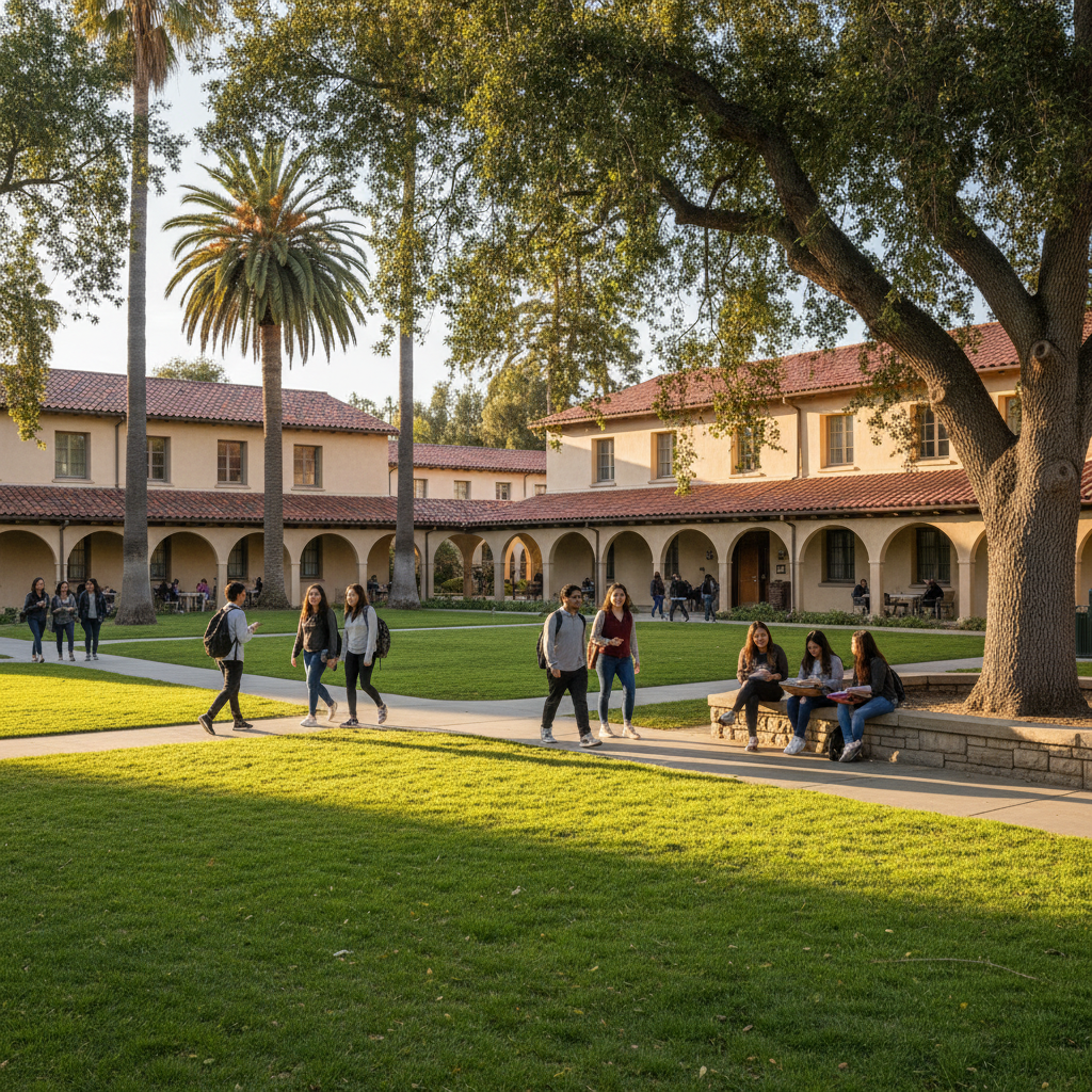 Campus of Sacramento City College in Sacramento, California