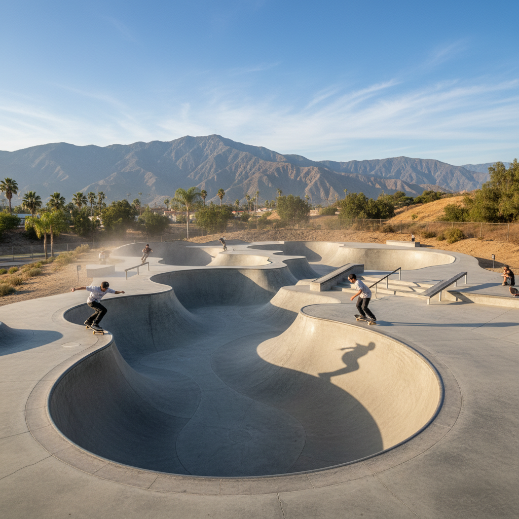 Hansen Dam Skate Park — Skate Park in Lake View Terrace, CA