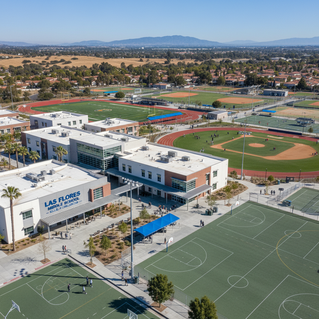 Las Flores Middle School — Public Middle School in Rancho Santa Margarita (Las Flores), CA