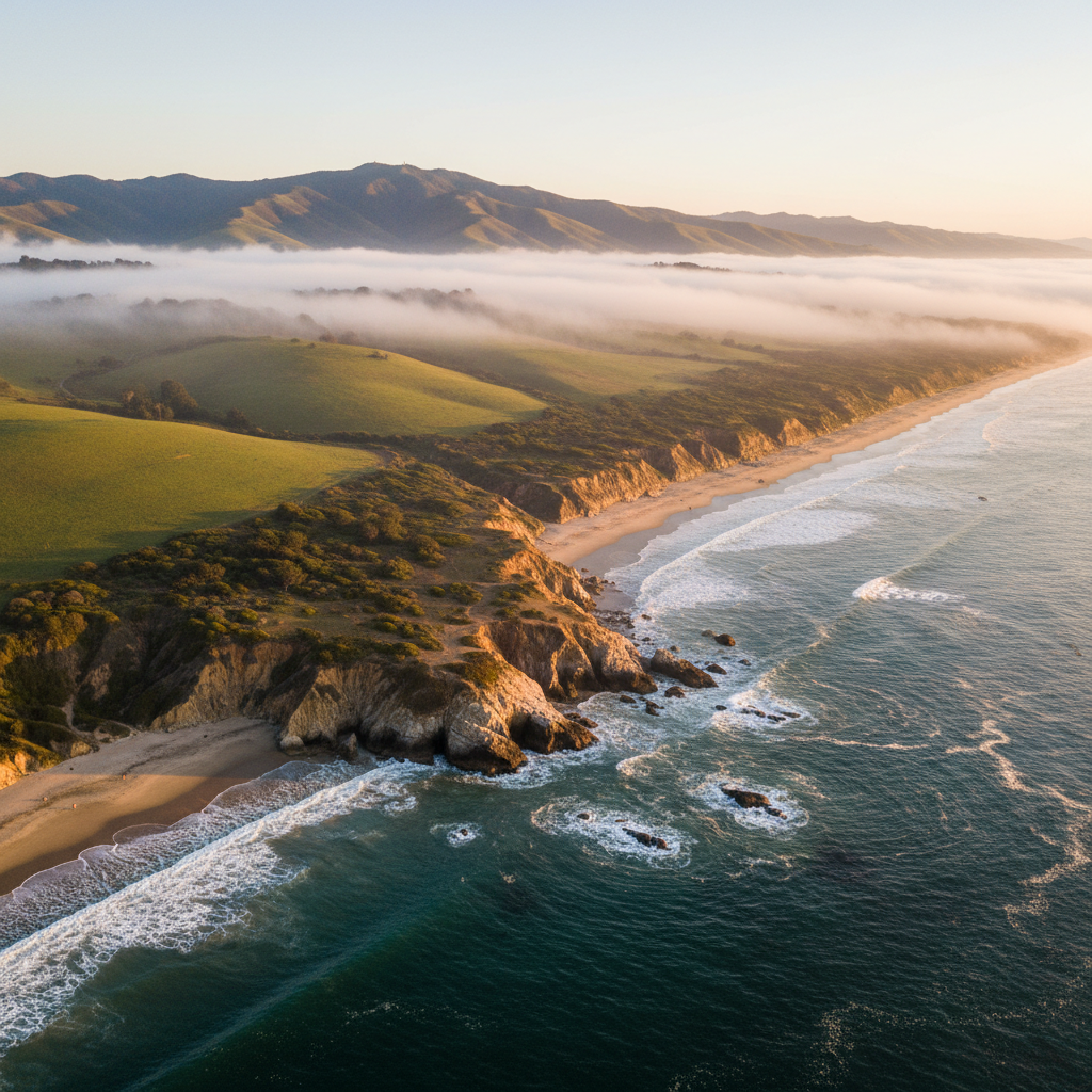 San Luis Obispo Central Coast coastline