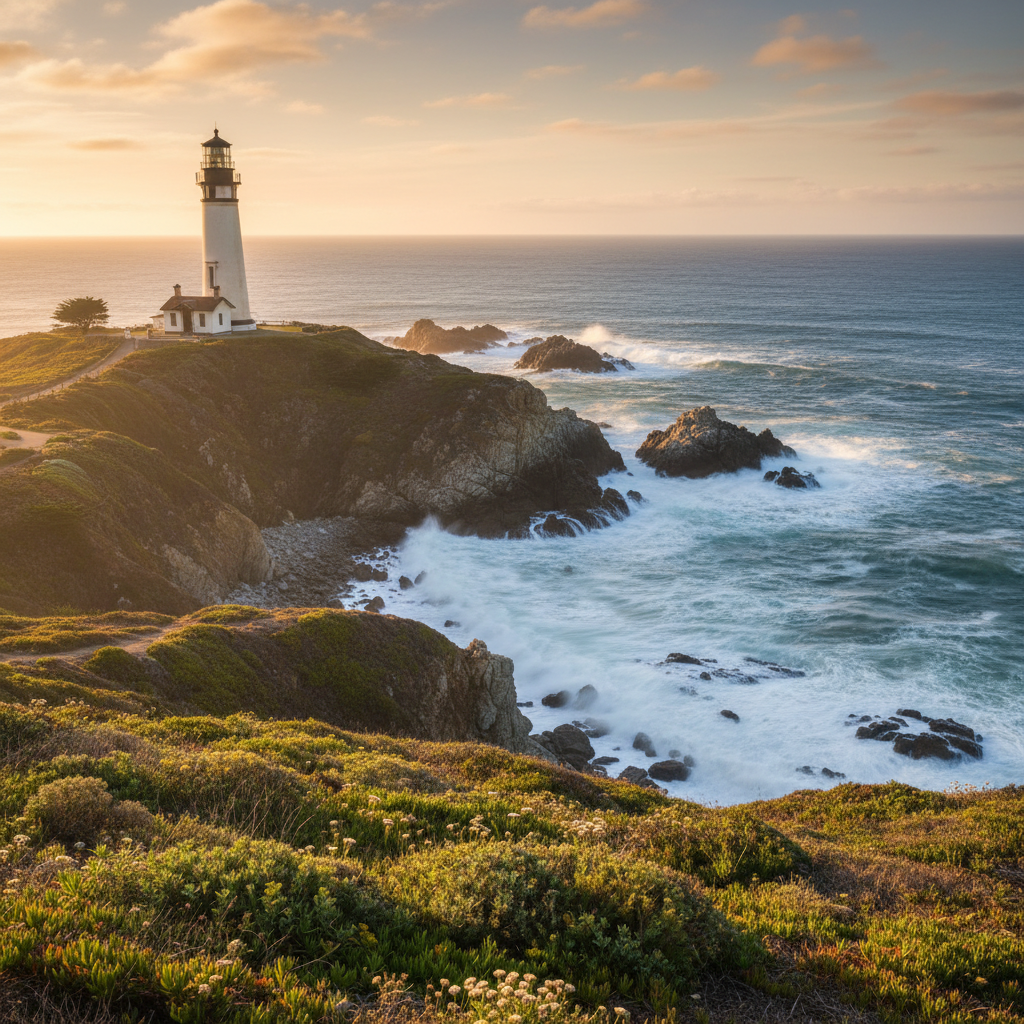 Point Pinos Lighthouse Grounds — Coastline in Pacific Grove, CA