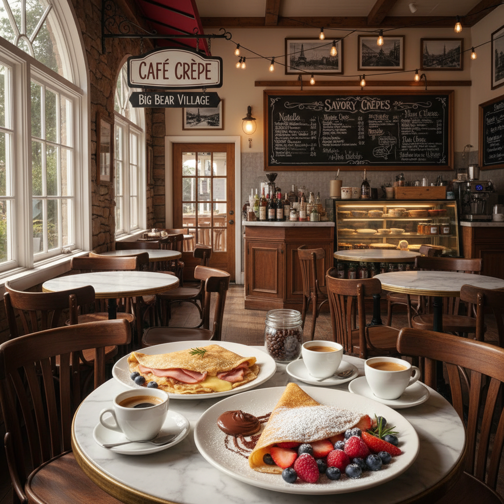 Café Crêpe — Big Bear Lake — The Village, Big Bear, CA