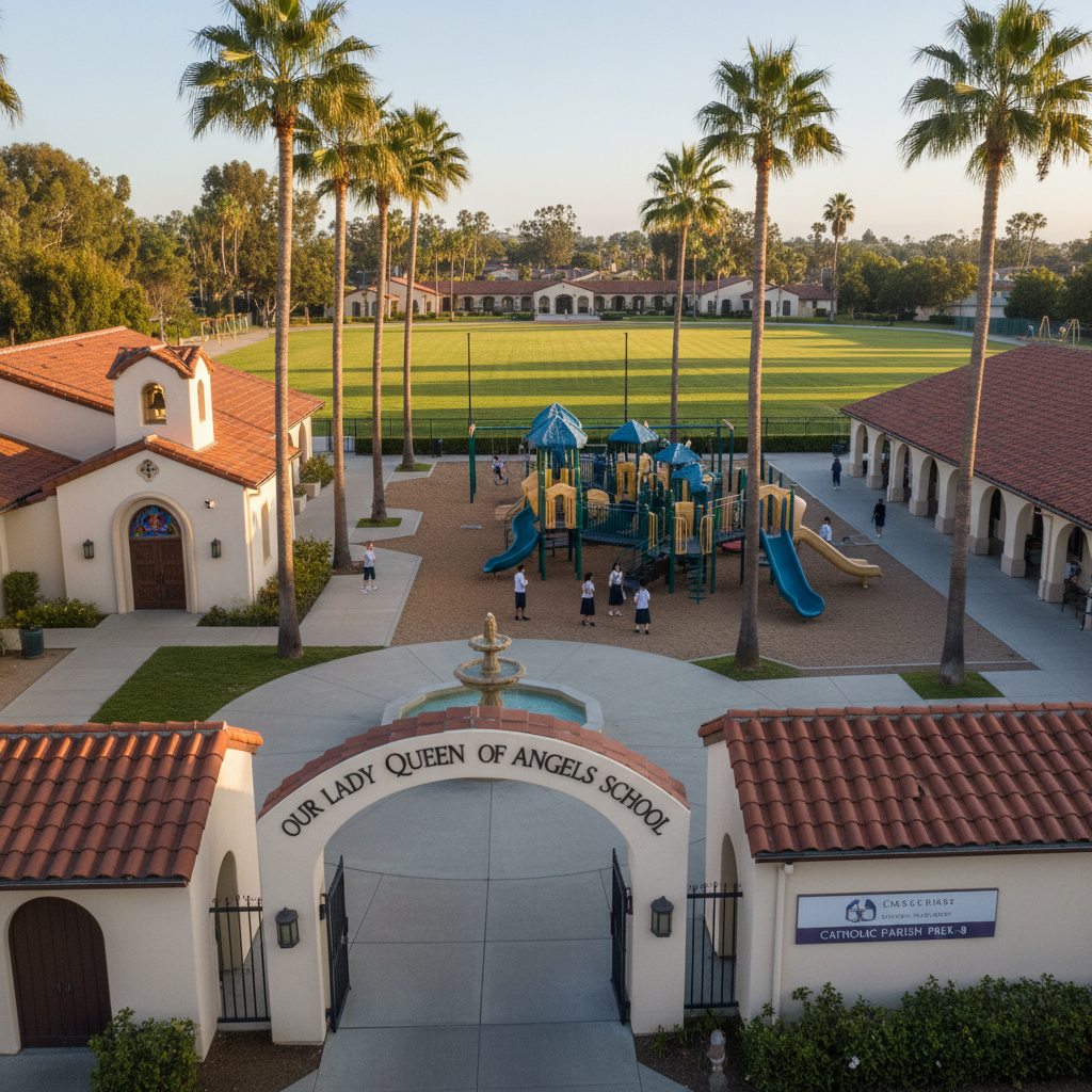 Our Lady Queen of Angels School — Private K-8 School in Newport Beach, CA