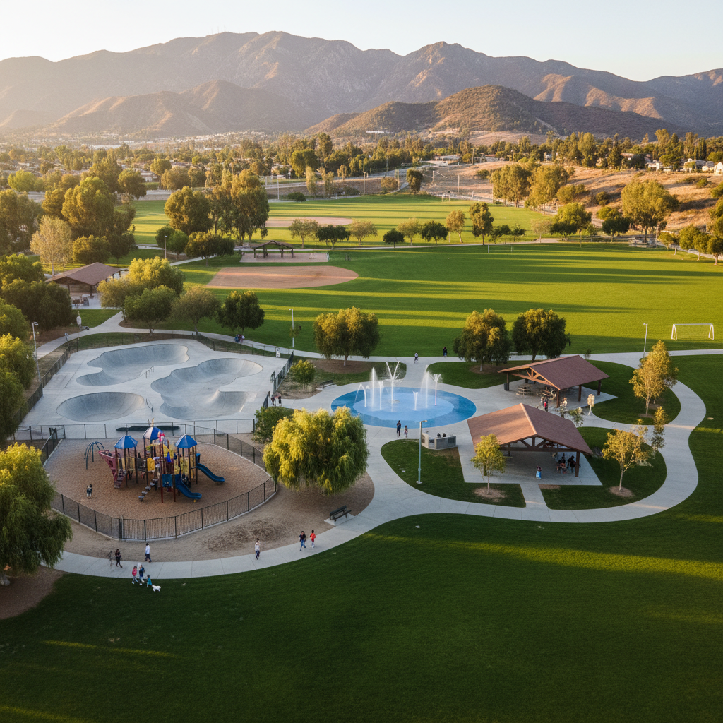 Santiago Park (Corona) — City Park in Corona, CA