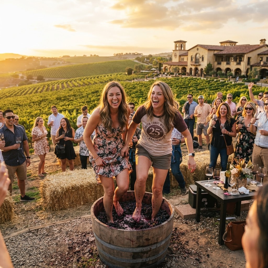 South Coast Winery Resort & Spa 25th Anniversary Celebration & Grapestomp