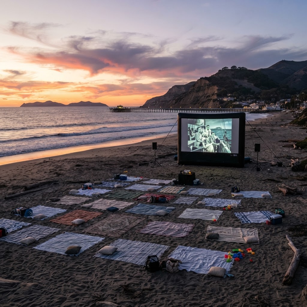 Seaside Movie Night featuring Shrek
