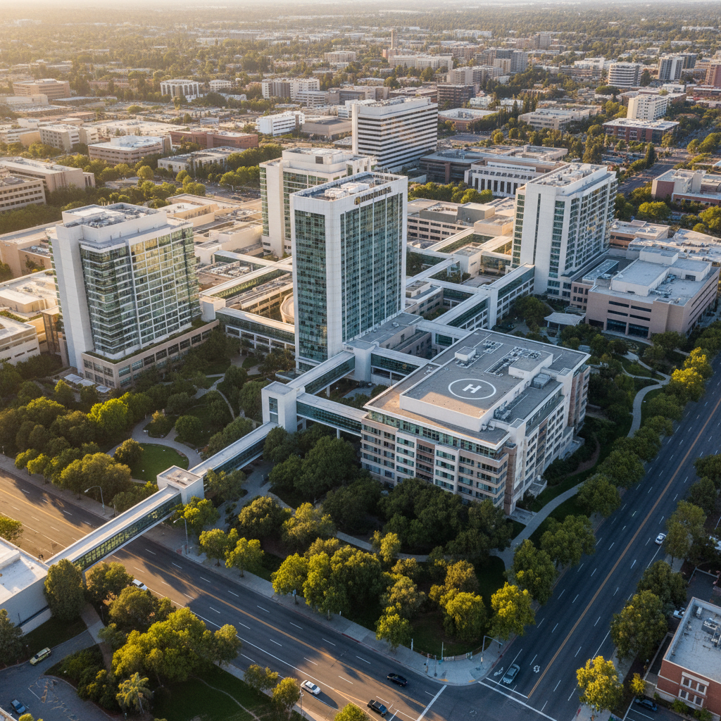 UC Davis Medical Center — major hospital campus in Sacramento serving heart, cancer, and emergency care patients