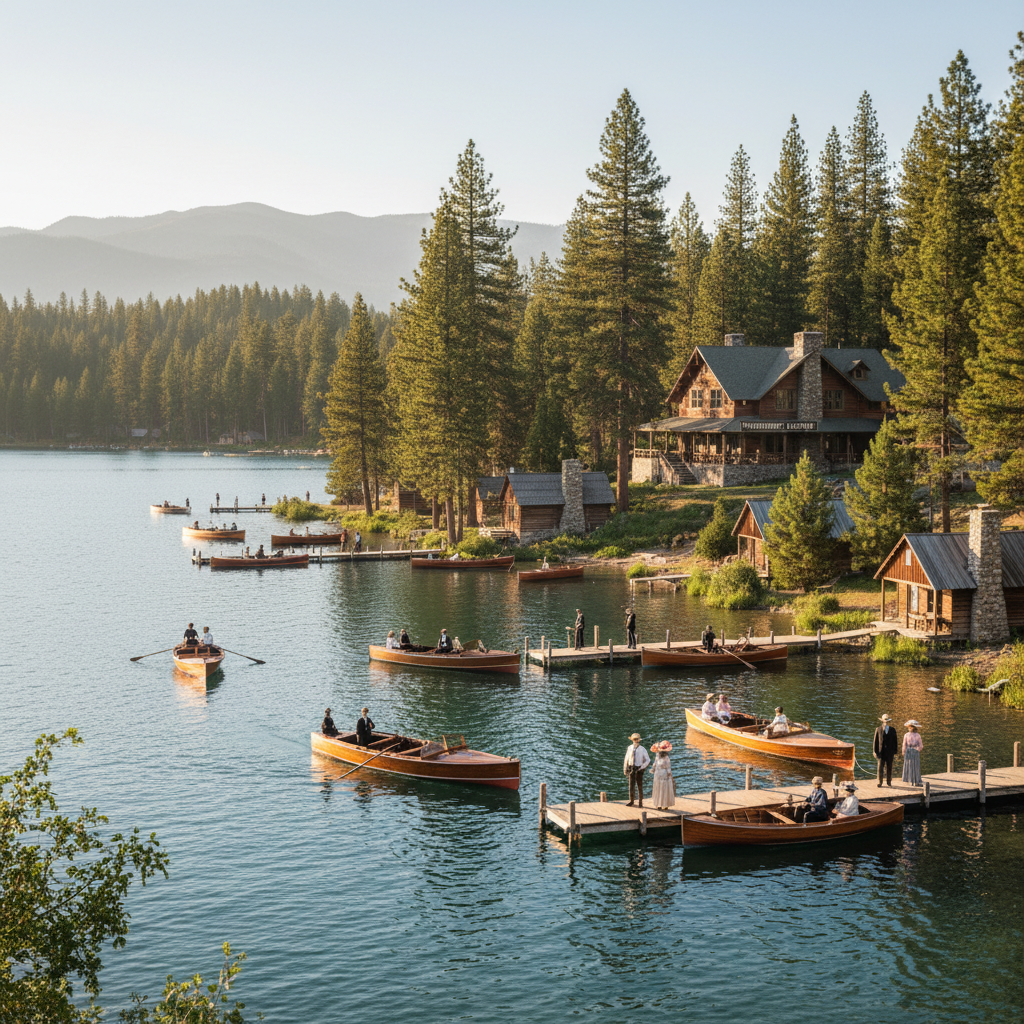Cabins, Roads & Resort Life
