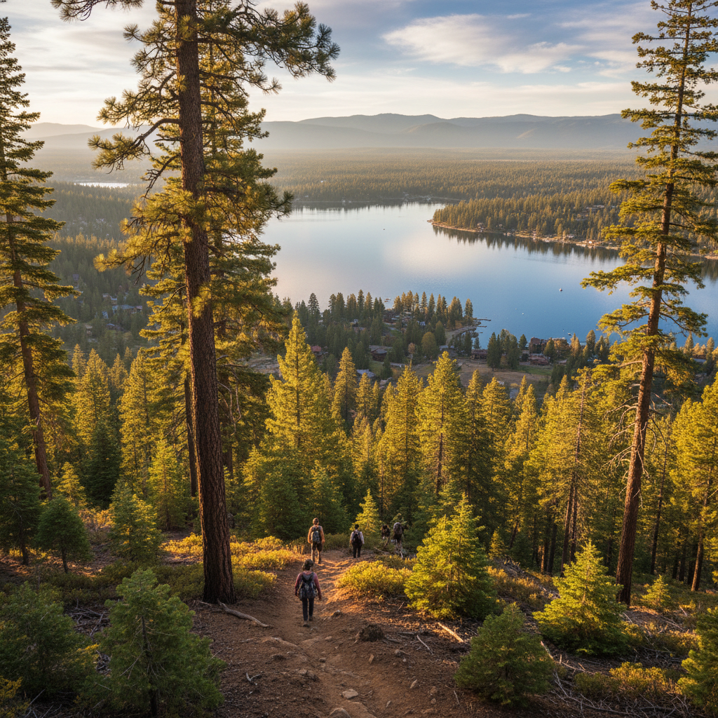 Towne Trail — Forest Trail in Snow Summit / South Shore, CA
