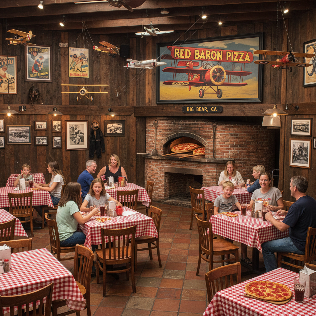 Red Baron Pizza — Big Bear Lake, Big Bear, CA