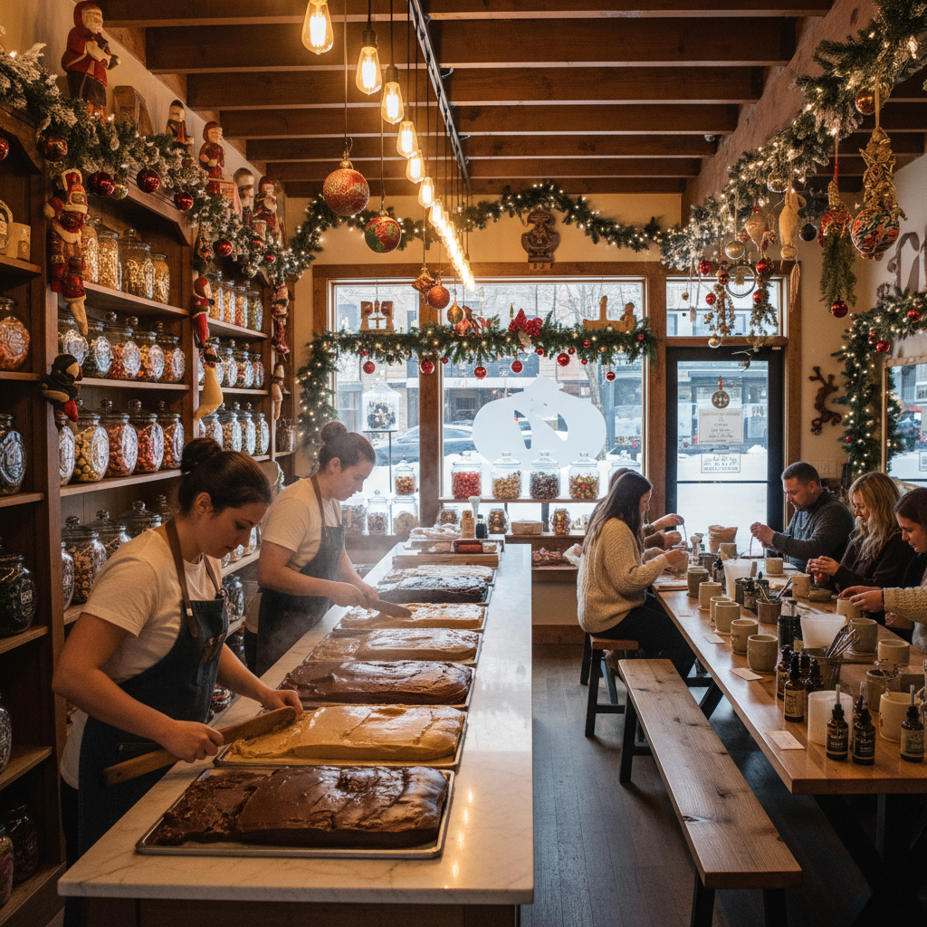 Village Makers Row — Fudge, Candle & Sweets