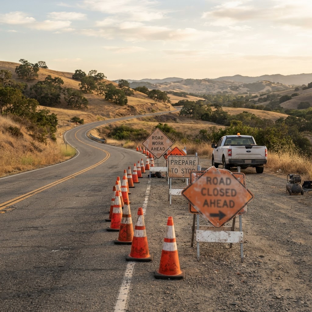 Traffic Delays on Santa Rita Road