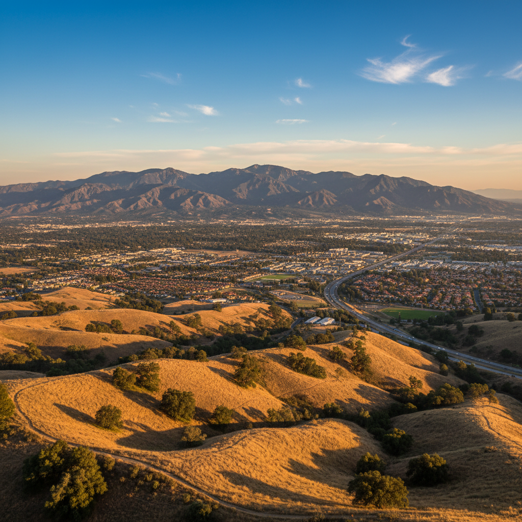 Santa Clarita Valley panoramic landscape