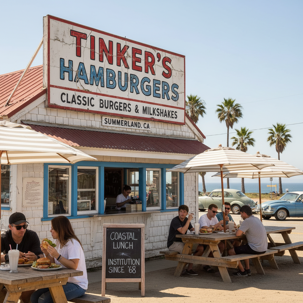 Tinker's Hamburgers — Summerland, Santa Barbara, CA