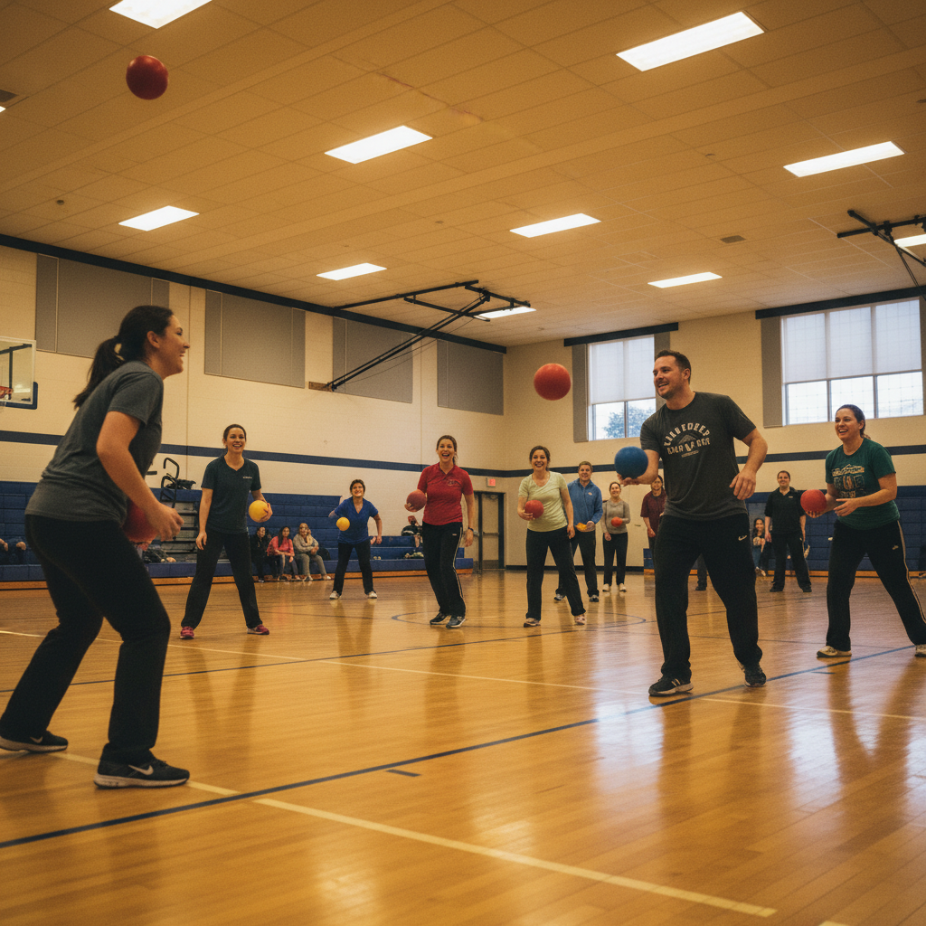 Big Bear Adult Co-Ed Dodgeball — Adult Dodgeball Social League in Big Bear City, CA