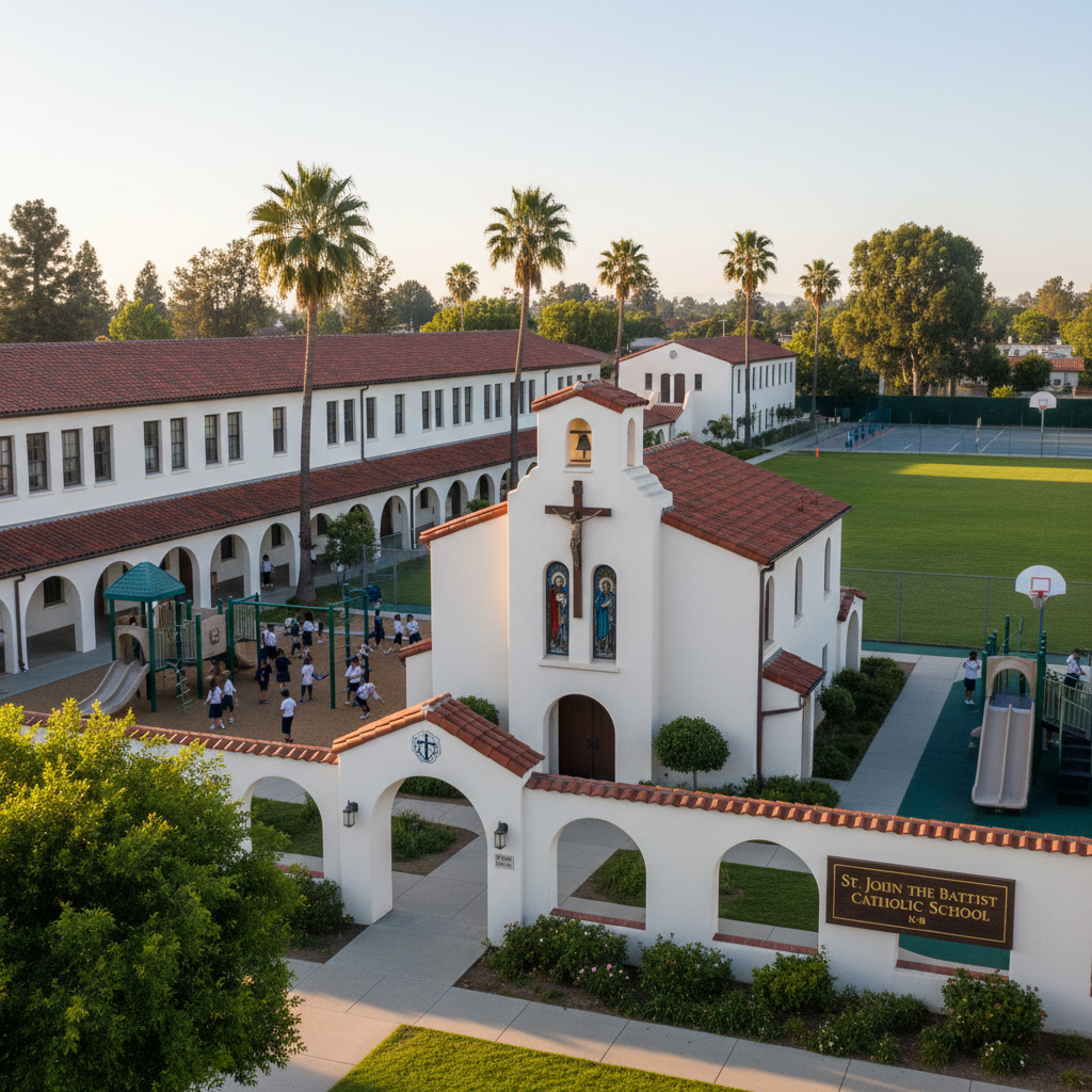 St. John the Baptist School — Private K-8 School in Costa Mesa, CA