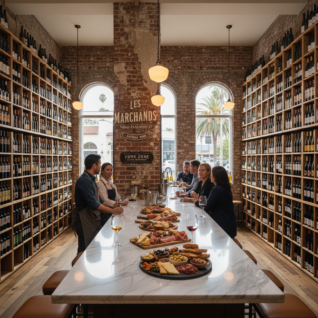 Les Marchands Wine Bar — Funk Zone, Santa Barbara, CA