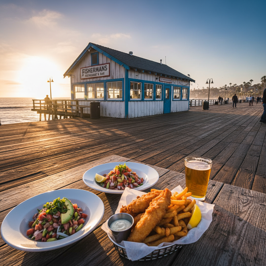 Fisherman's Restaurant & Bar — San Clemente Pier — San Clemente, Orange County, CA