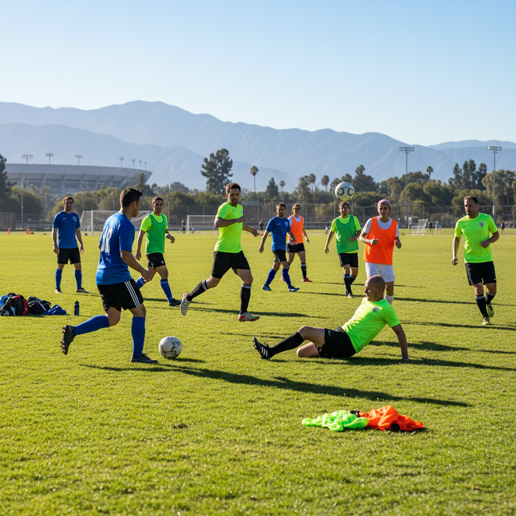 Brookside Park Pickup Soccer — Adult Soccer Drop-In in Brookside / Rose Bowl Area, CA