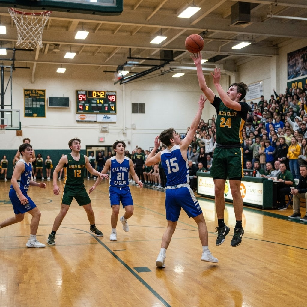 Golden Valley High School vs Oak Park High School