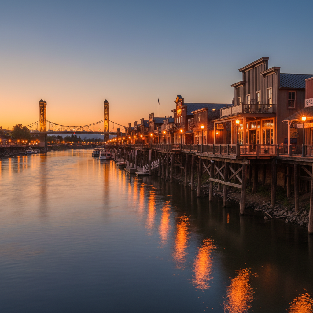 Old Sacramento Waterfront & Boardwalk