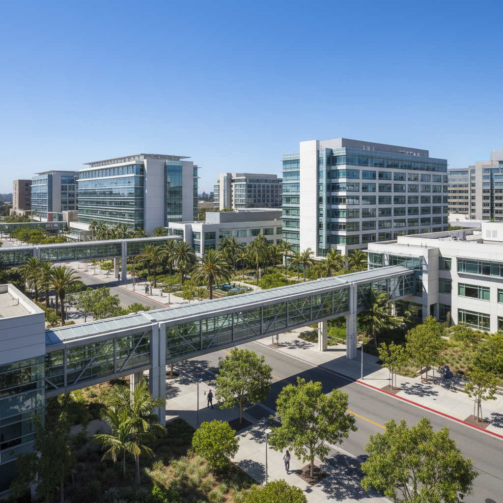 Campus of UC Davis School of Medicine & Health Sciences in Sacramento, California