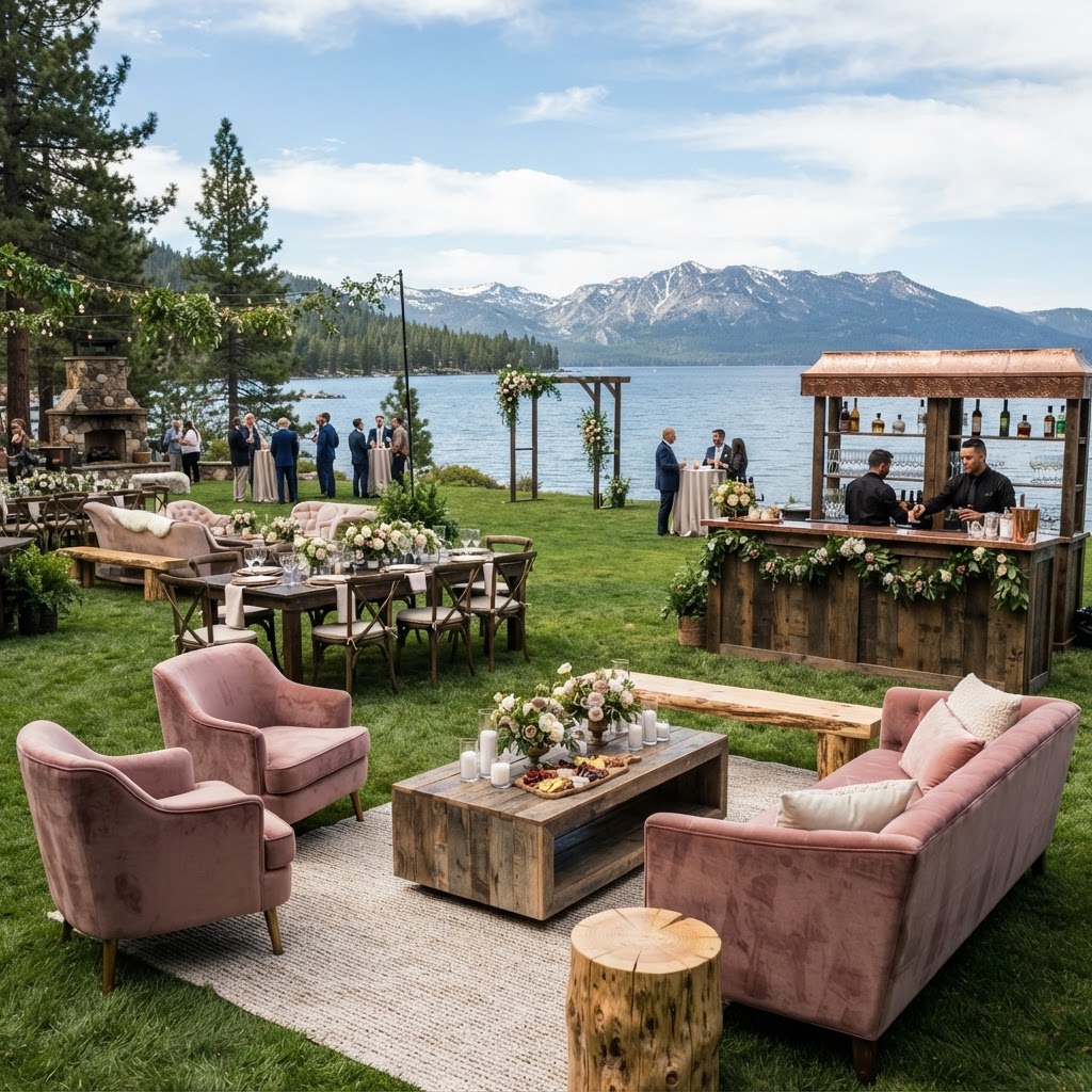 Tahoe Rustic Rentals — Luxury Event Furniture serving Reno