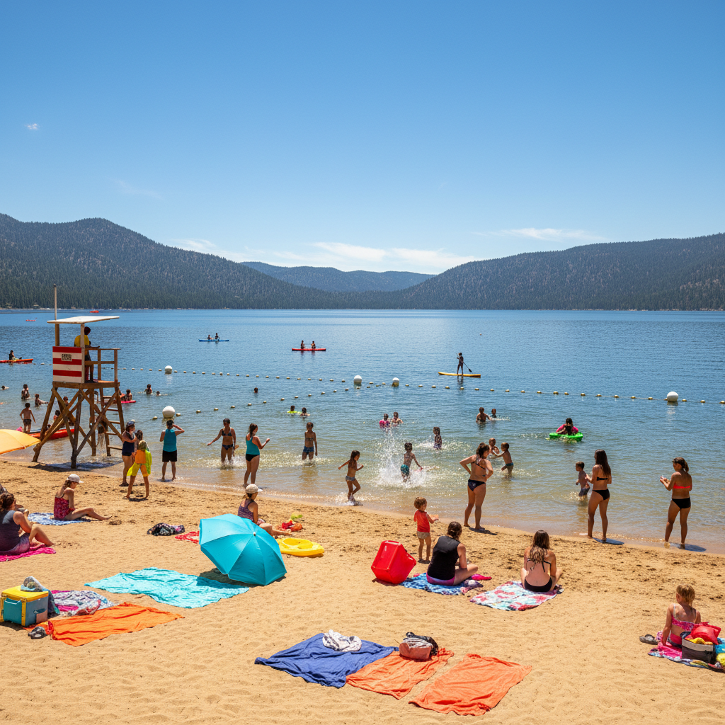 Big Bear Lake Swim Beach (Municipal) — Lakefront Park in Big Bear Lake (City), CA