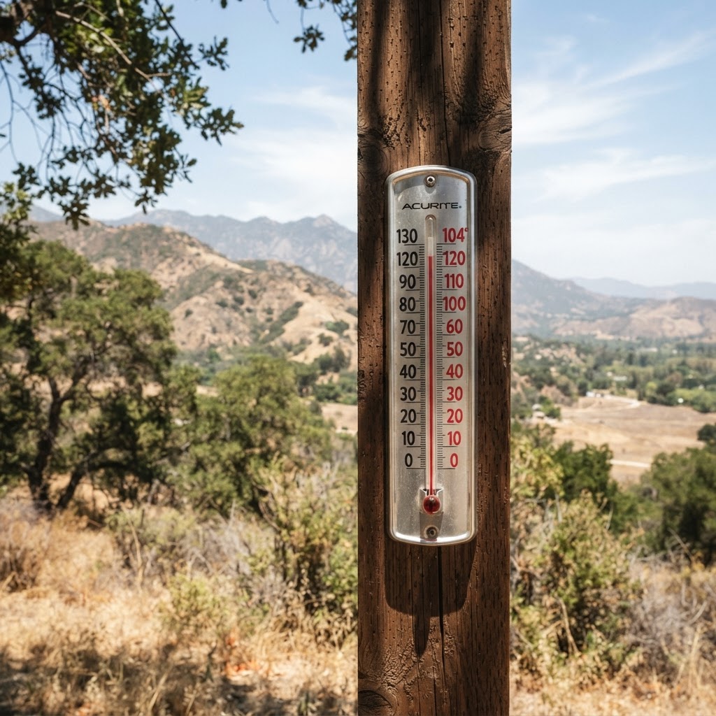Red Flag heat warning in effect for Ojai