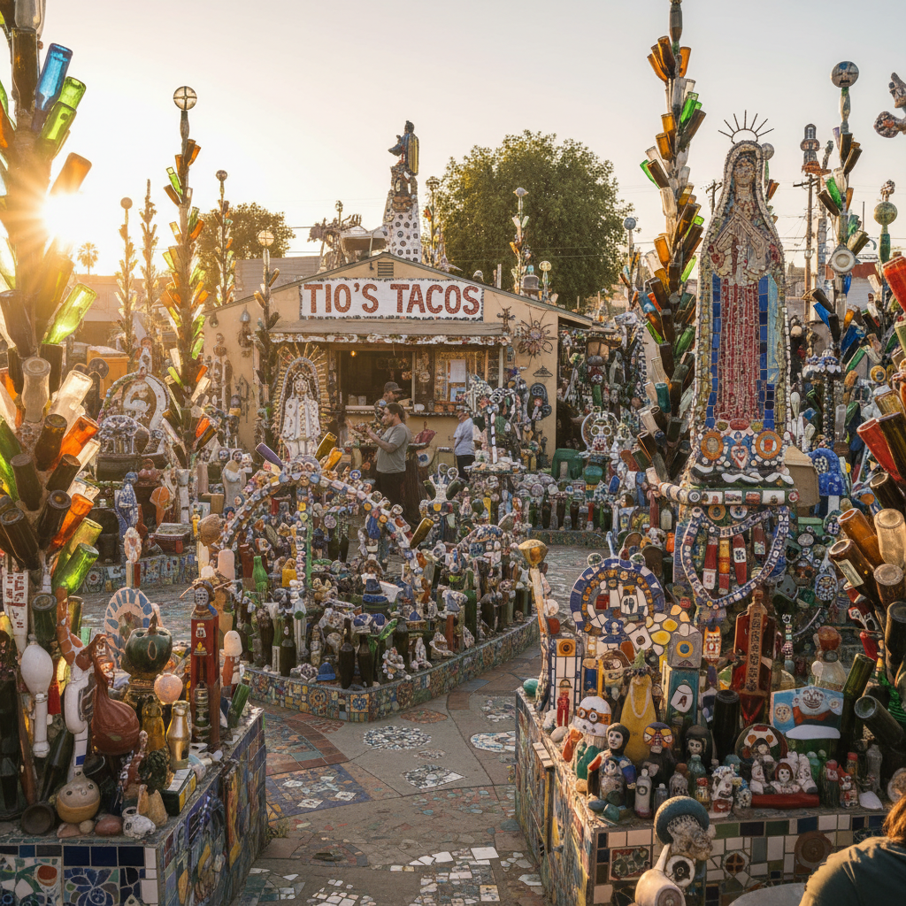 Tio's Tacos Folk Art Garden