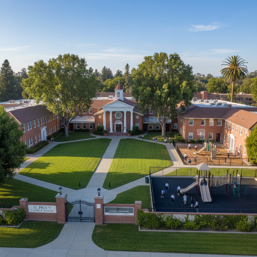 St. Pius V Catholic School — Private K-8 School in Buena Park, CA
