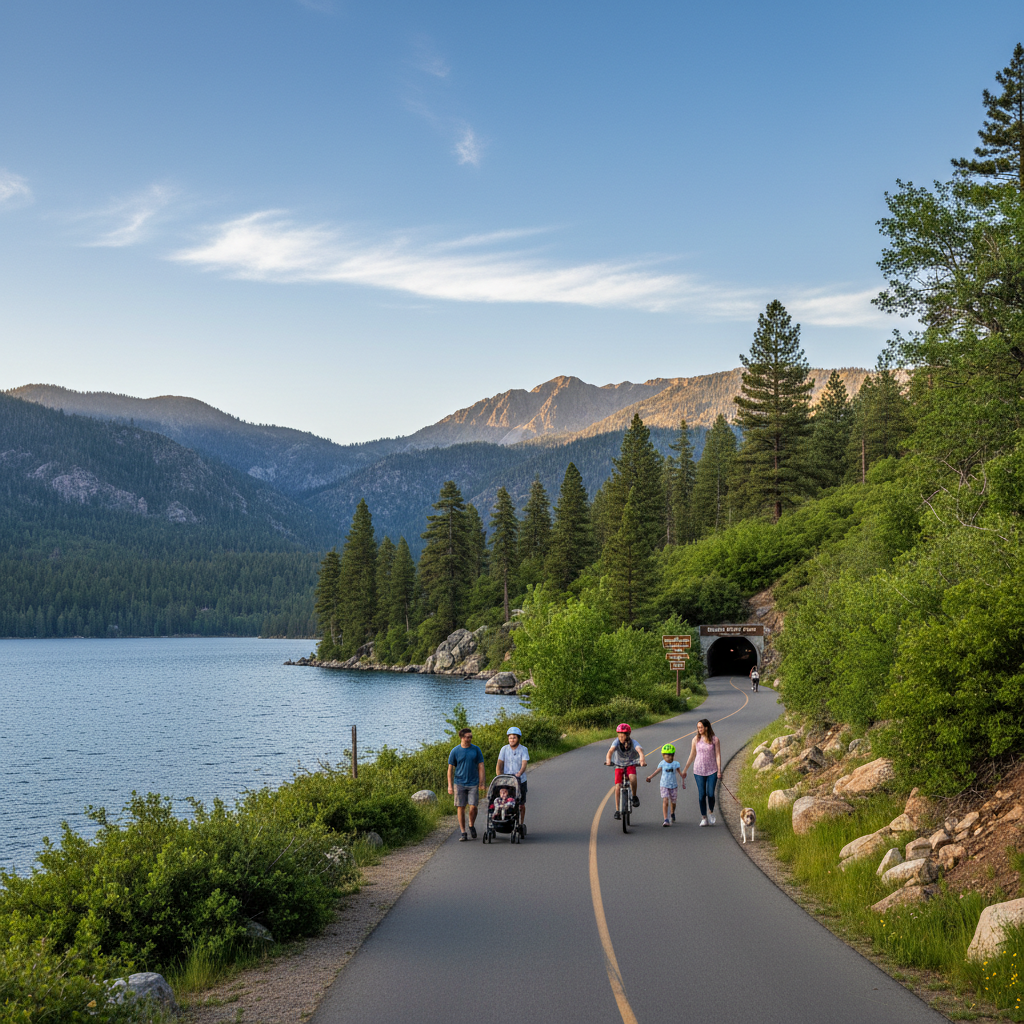 Alpine Pedal Path — Paved Path in Fawnskin / North Shore, CA
