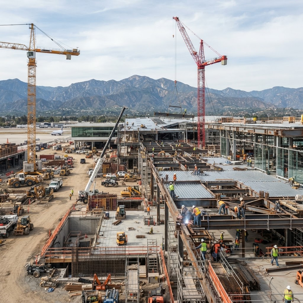 Hollywood Burbank Airport Terminal Progress