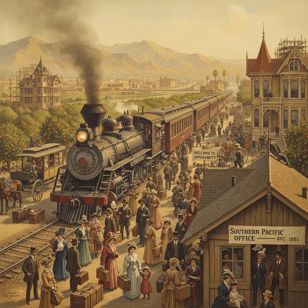 The Railroad Arrives — The Great Land Boom
