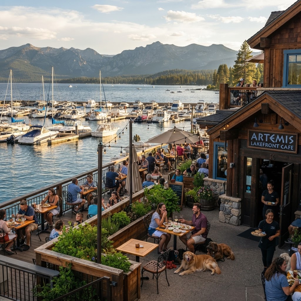 Artemis Lakefront Cafe — South Lake Tahoe / Ski Run Marina, Lake Tahoe