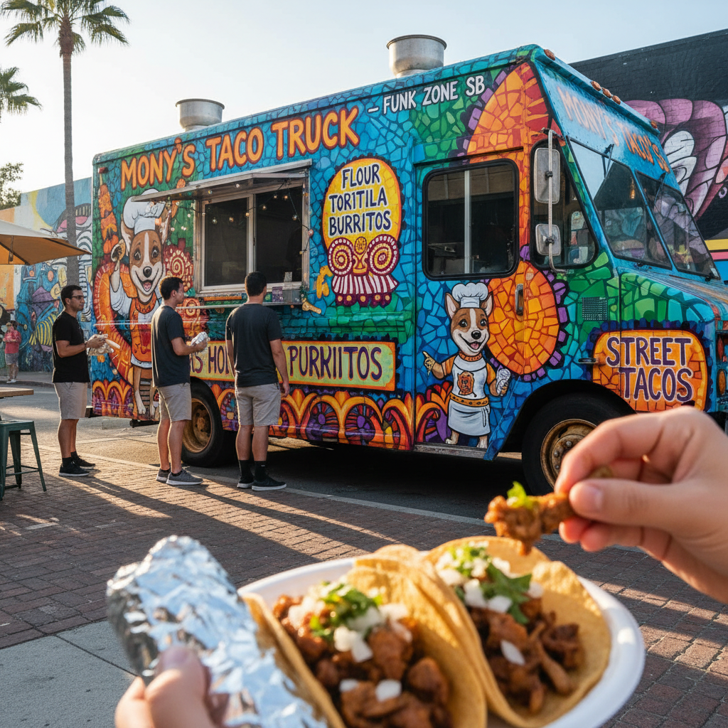 Mony's Taco Truck — Funk Zone, Santa Barbara, CA