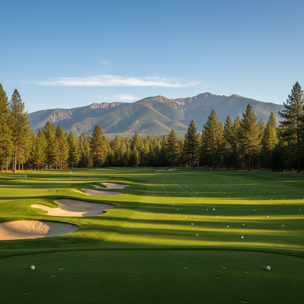 Bear Mountain Driving Range & Practice Facility — Practice Golf in Moonridge / Bear Mountain Resort, CA